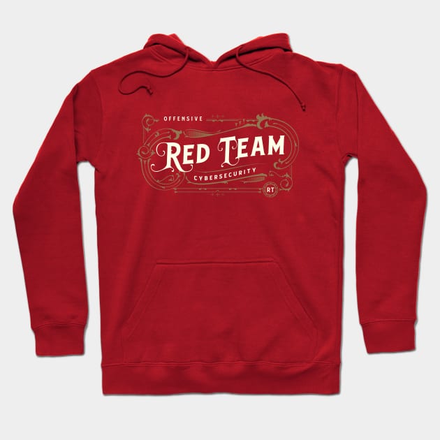 Red Team (Red Background) Hoodie by DFIR Diva